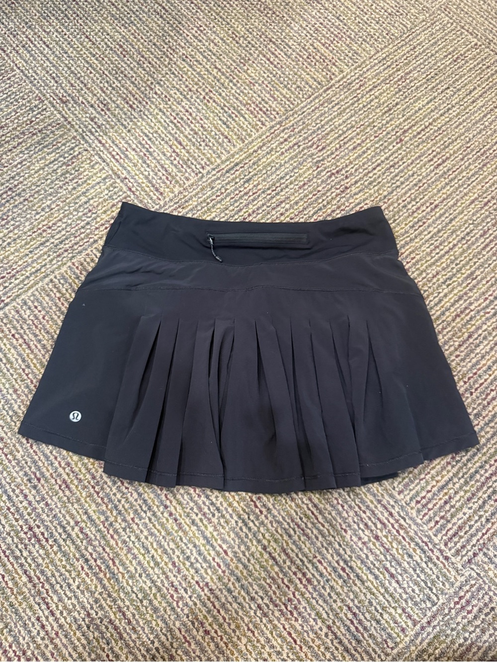 Lululemon Black Circuit Breaker Skirt Size 6